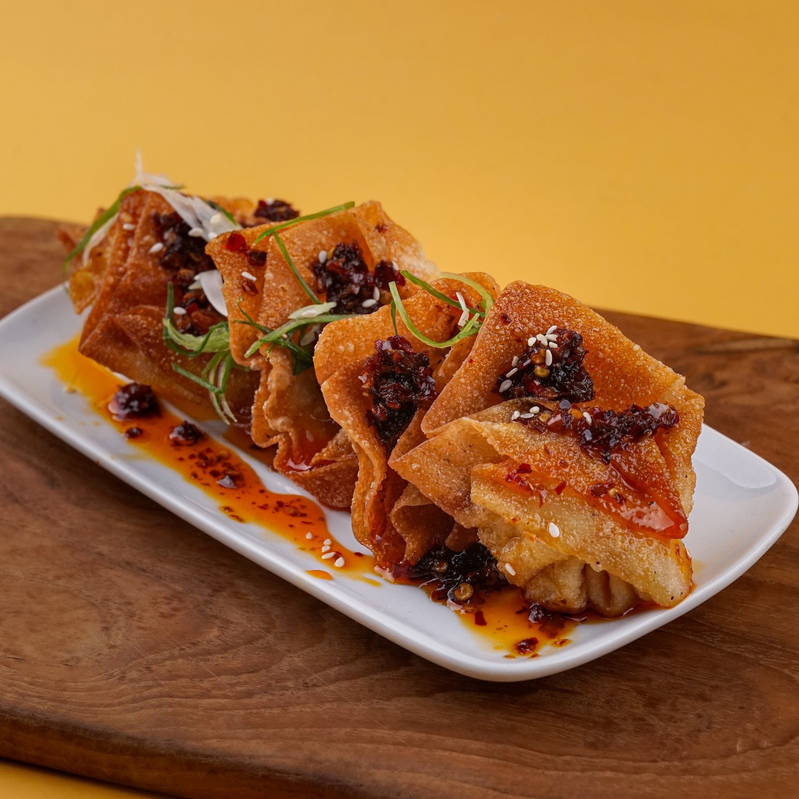 Wonton Goreng Chili Oil